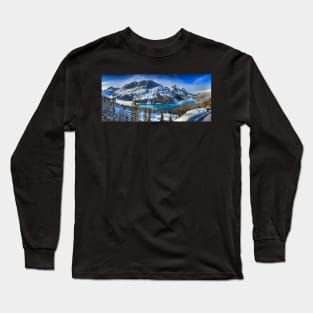 First Snow At Peyto Lake Long Sleeve T-Shirt